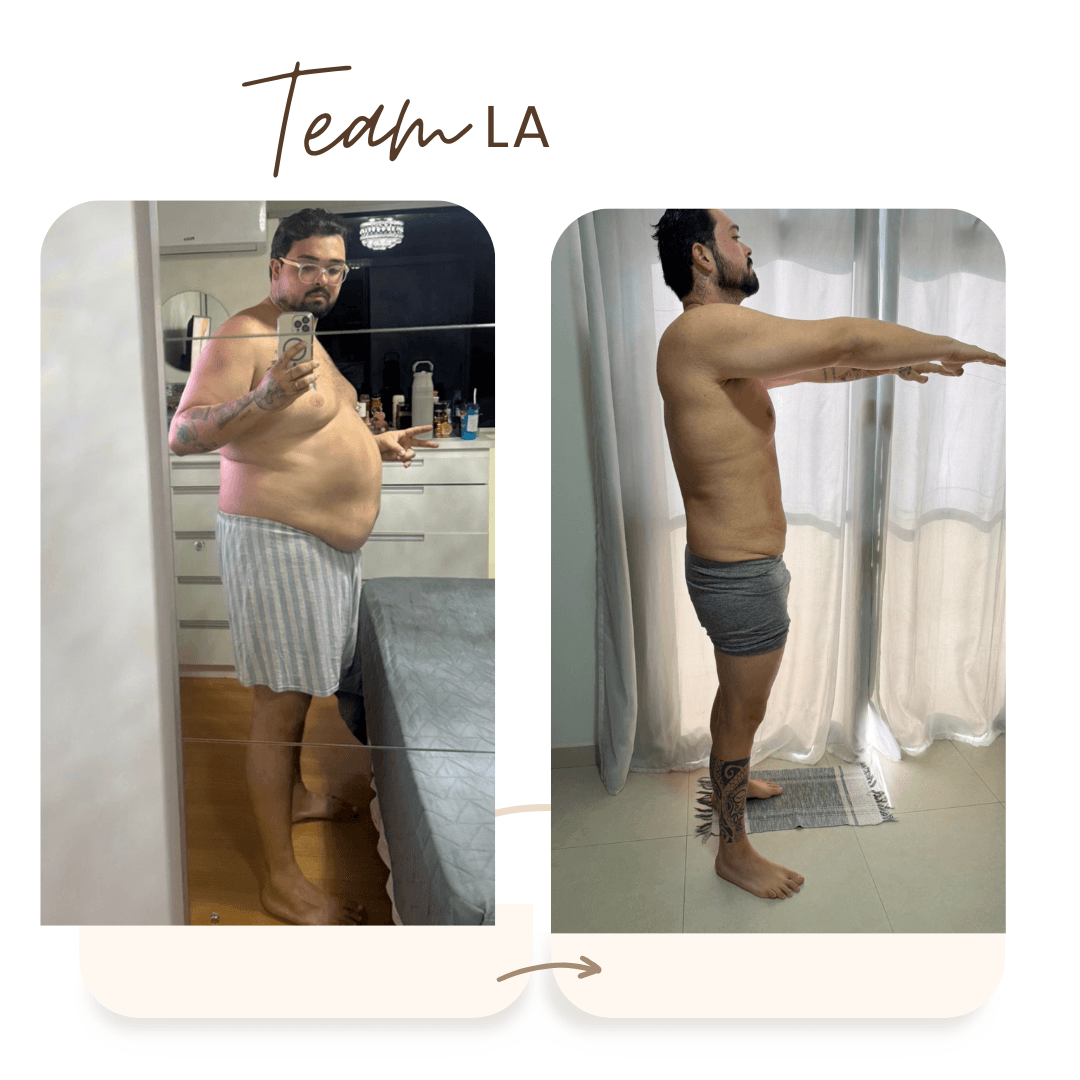 Antes x Depois - Transformação 7