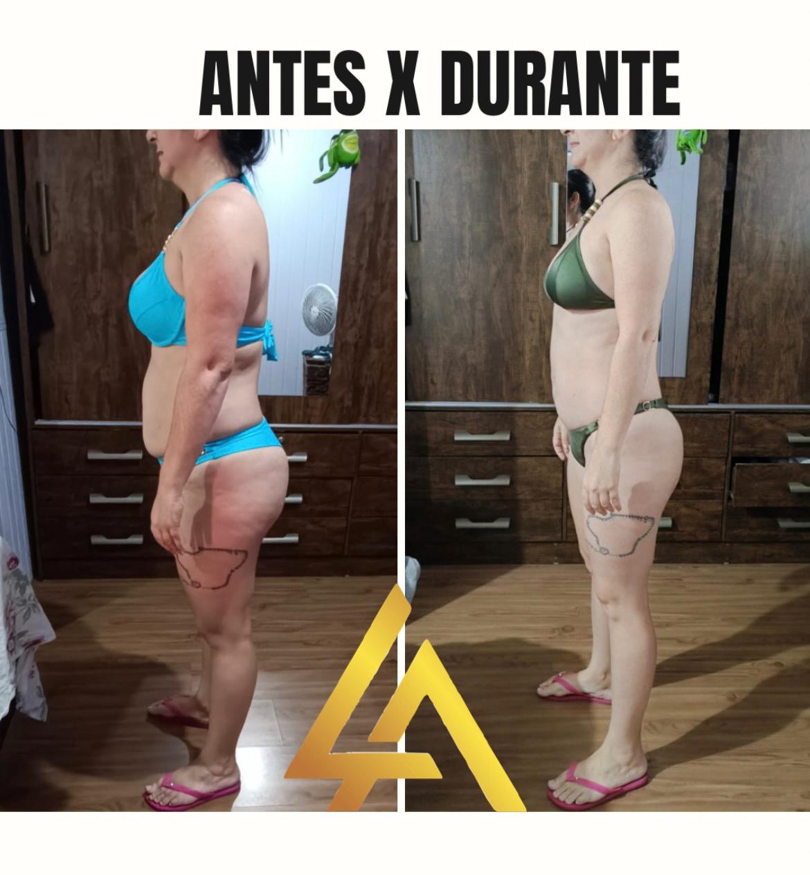 Antes x Durante - Transformação 8
